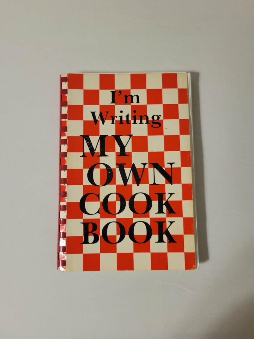 Vintage “I'm Writing My Own Cookbook” - Empty